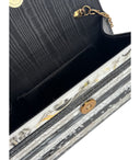 Kurt Geiger Party Eagle Black White Clutch Bag