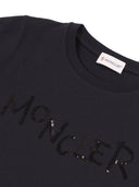 Moncler Enfant Black SS T Shirt