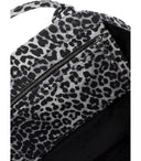 Ganni Leopard Print Grey Shopping Bag