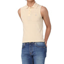 Saint Laurent Logo Sleeveless Polo