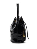 Prada Duet Patent Leather Bucket Bag