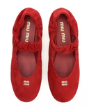 Miu Miu Ballerine Camoscio