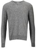 Saint Laurent Pull Col V Cachemire Soie Gg14