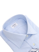 셀레스트 비앙코 슬림핏의 Mazzarelli Camicie Camicia