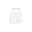 Pantalones cortos de logotipo de algodón de Bottega Veneta