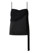 Pinko Tacchino Top Georgette E Satin
