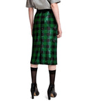 Essentiel Antwerp Knitwear Black Green Midi Skirt