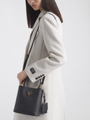 Prada Small Saffiano Leather Panier Bag