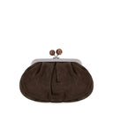 Max Mara Weekend Pasticcino Valois Small Brown Clutch