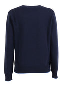 Kangra Cashmere Girocollo Con Bordini A Contrasto