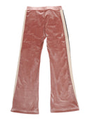 Palm Angels Pa Chenille Track Flare Pant Antique Ros