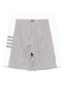 Thom Browne Sweat Shorts W/ Engineered 4 Bar In Solid Classic Loopback Jersey