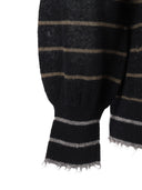 Kangra Cashmere Barchetta Riga Alta Rifinit.Sfrangiate