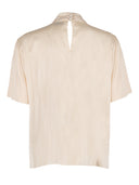 Forte Forte Top Mezza Manica Raso Seta Pesante Stretch