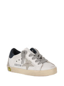 Golden Goose Super Star Leather Upper And Heel Suede Star And Spur