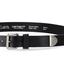 Carhartt Wip Juke Black Gun Metal Belt