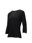 La Rose Collo A V Cashmere+Seta