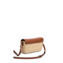Valentino Garavani Valentino Garavani Raffia And Leather Locò Shoulder Bag