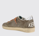Golden Goose Ballstar Waxed Suede Upper Toe Tongue And Spur Leather Star Laminated Heel