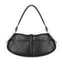 Ganni Kat Black Baguette Bag