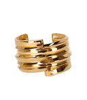 Elisabetta Franchi Manschettenarmband aus Gold