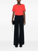 Parosh Lillie Pressed Crease Wide Leg Pants