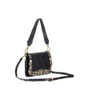 Campomaggi Black Crossbody Bag mit Stollen