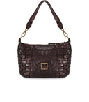 Campomaggi Dark marrón tejido de hombro