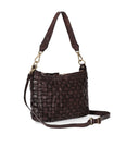 Campomaggi Dark marrón tejido de hombro