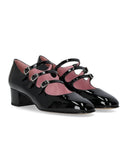Carel Paris Kina Black Mary Jane Pump
