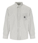Carhartt Wip L/S Linus White And Black Shirt