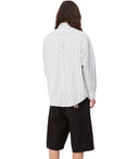 Carhartt Wip L/S Linus White And Black Shirt
