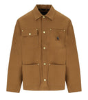 Carhartt Wip Michigan Artificial Suede Hamilton Brown Coat