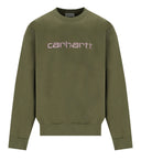 Carhartt Wip Military Green Sweatshirt With Logo