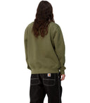 Carhartt Wip Military Green Sweatshirt With Logo