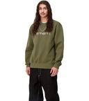 Carhartt Wip Military Green Sweatshirt With Logo