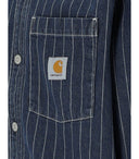 Carhartt Wip Orlean Blue White Overshirt
