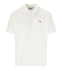 Carhartt Wip S/S Chase Pique White Polo Shirt