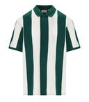 Carhartt Wip S/S Hinton White And Green Polo Shirt