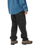 Carhartt Wip Single Knee Stone tvättade svarta jeans