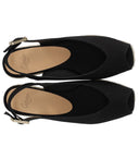 Castañer Dosalia Black Espadrille With Wedge