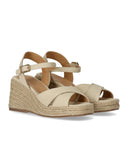 Castañer Thea Ivory Wedge Sandal