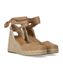 Castañer Tina Caramel Espadrille With Wedge