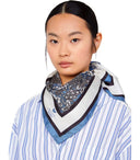 Max Mara Weekend Onesto Light Blue Foulard Scarf