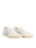 Veja Esplar Logo Leather White Silver