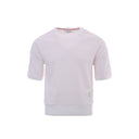 Thom Browne gestreiftes Baumwoll -T -Shirt