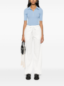Parosh Logo Embroidered Straight Trousers