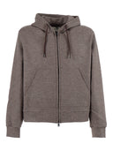 Circolo 1901 Sweat à capuche entièrement zippé en laine