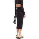 Vestido de tramo de Jersey Prada