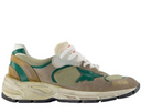 Golden Goose Running Dad New Nylon And Leather Upper Suede Toe And Spur Leather Star And Heel